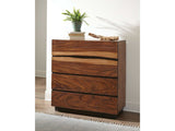 Winslow Smokey Walnut & Coffee Bean Chest - Ornate Home
