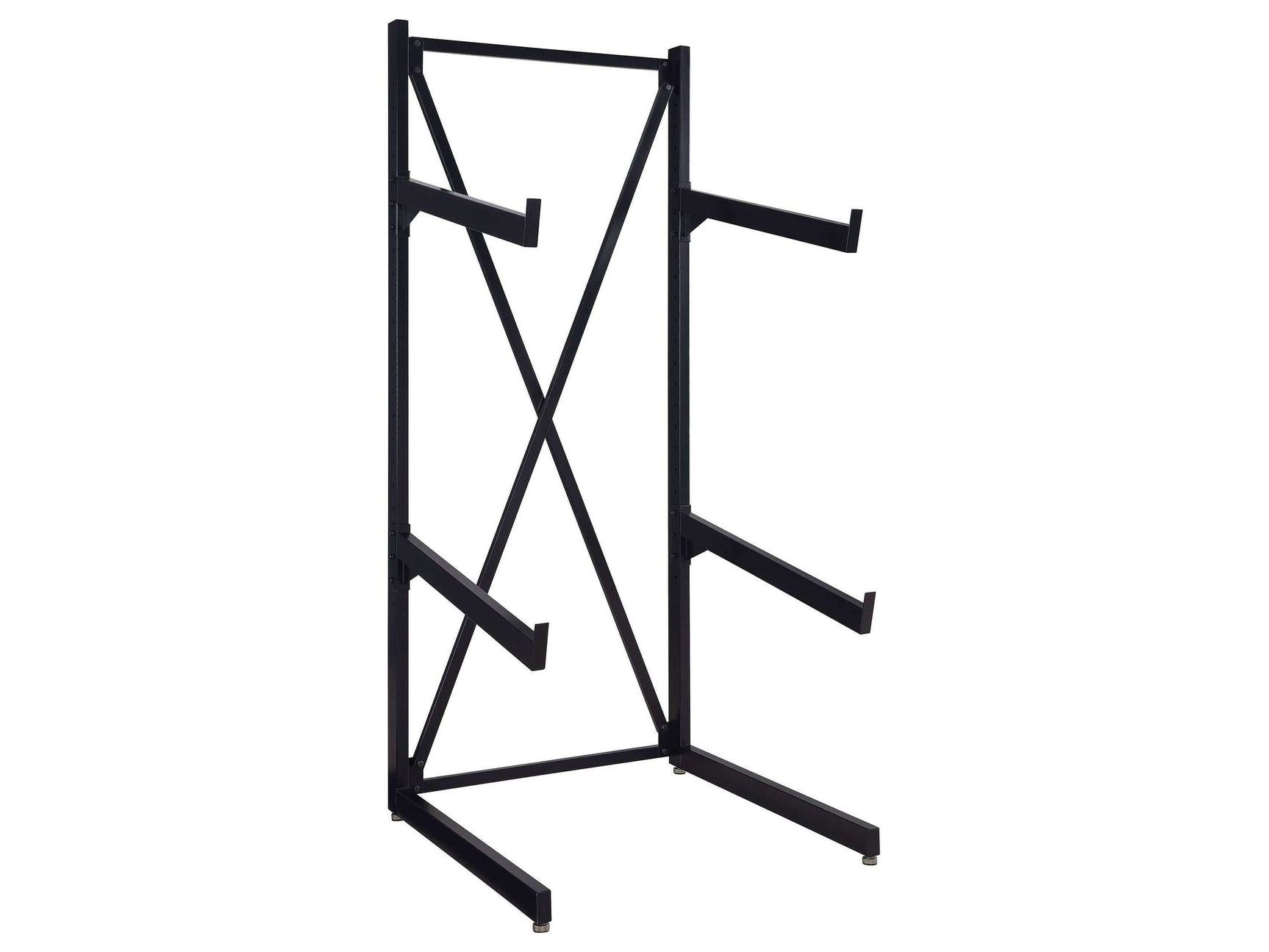 Wright Black 3-tier Sofa Display Rack - Ornate Home