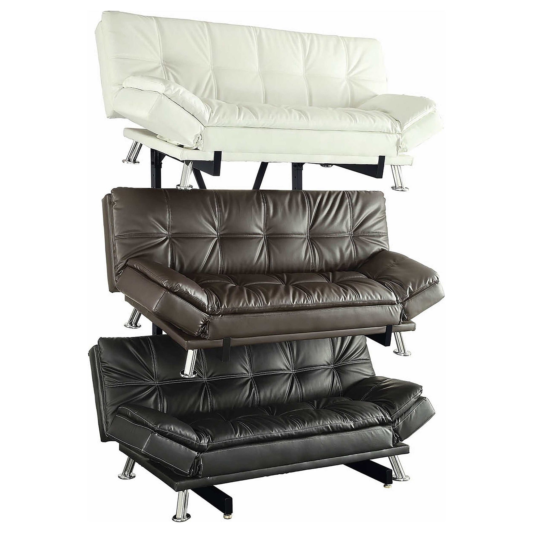 Wright Black 3-tier Sofa Display Rack - Ornate Home