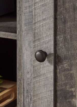 Wynnlow Gray Entertainment Center 4pcs - Ornate Home