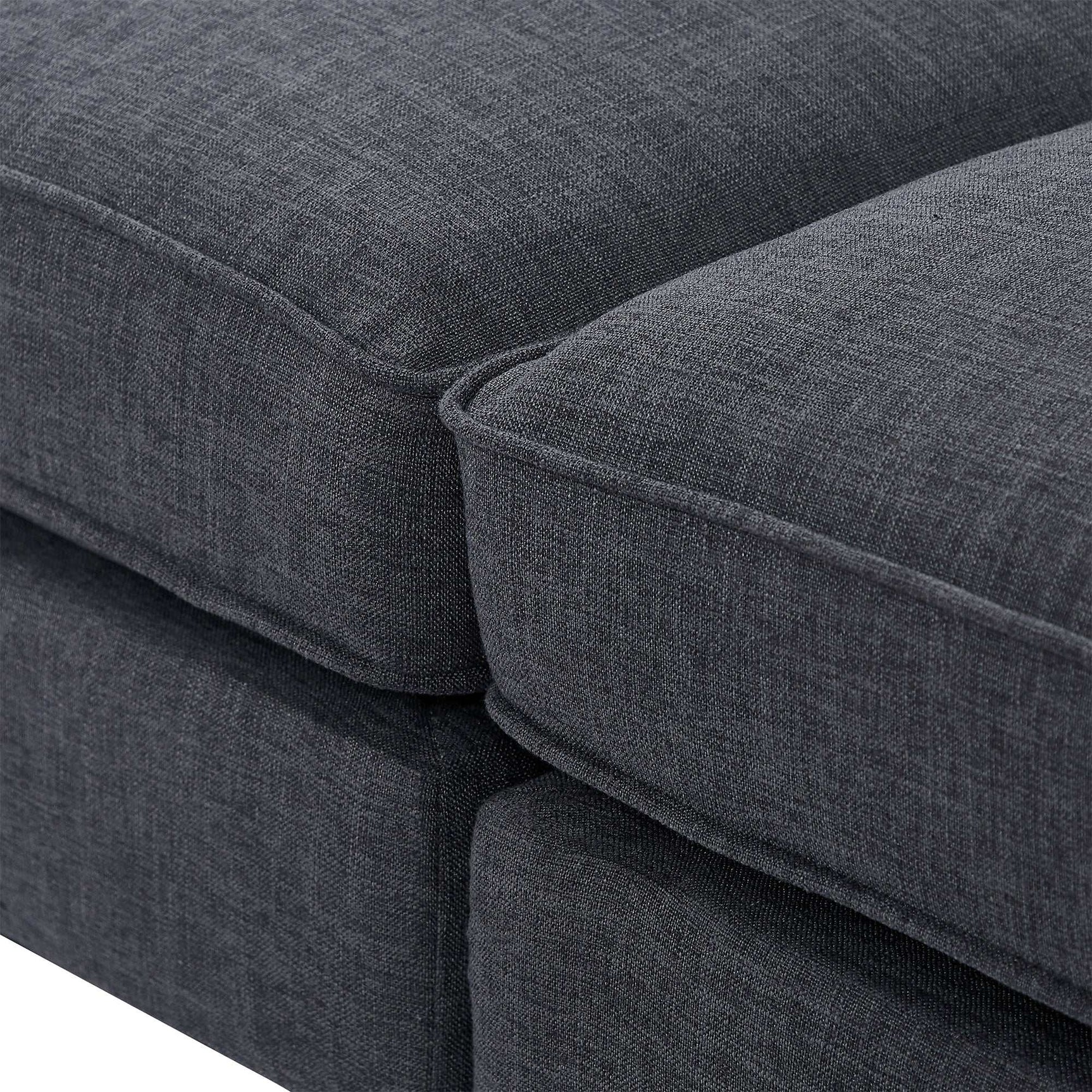 Yosemite Country Style Sofa with Wooden Legs Gray - Ornate Home