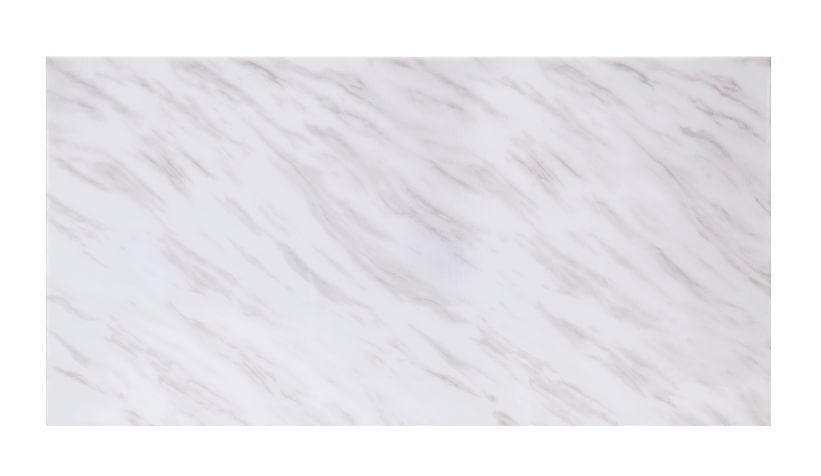 Zander White Faux Marble & Mirrored Silver 7pc Dining Room Set - Ornate Home