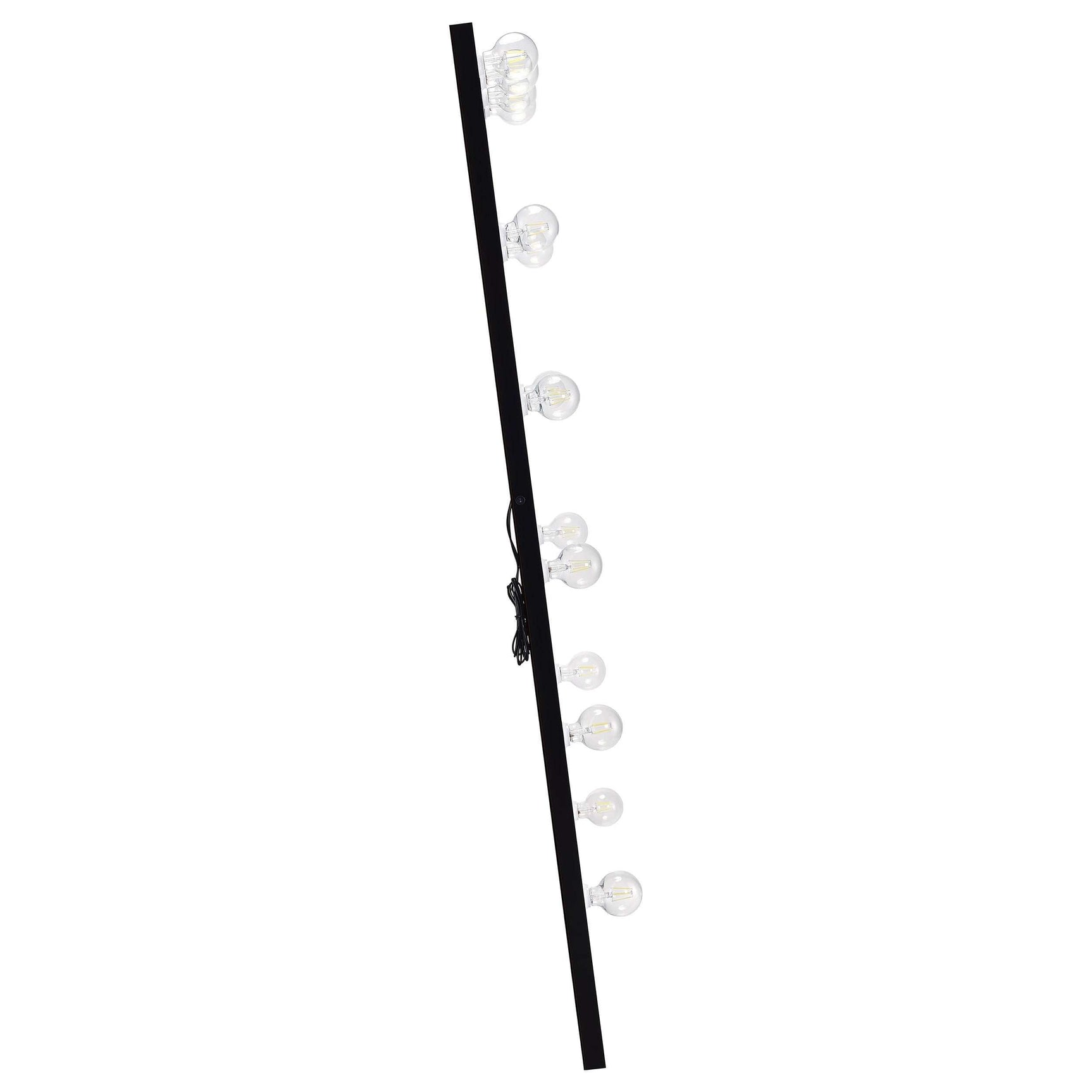 Zayan Black High Gloss Floor Mirror - Ornate Home