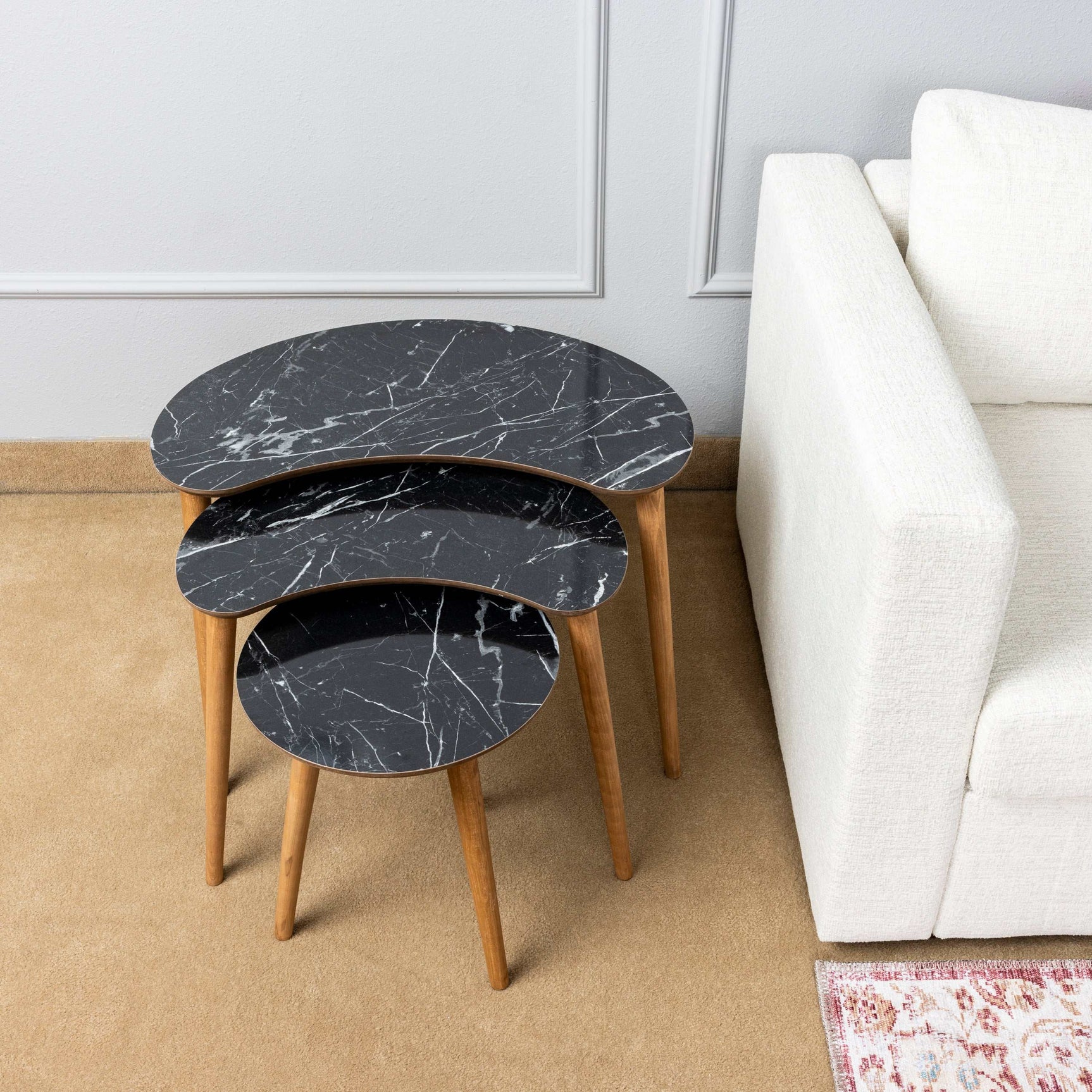 Zoey Black Occasional Set / 5pcs - Ornate Home