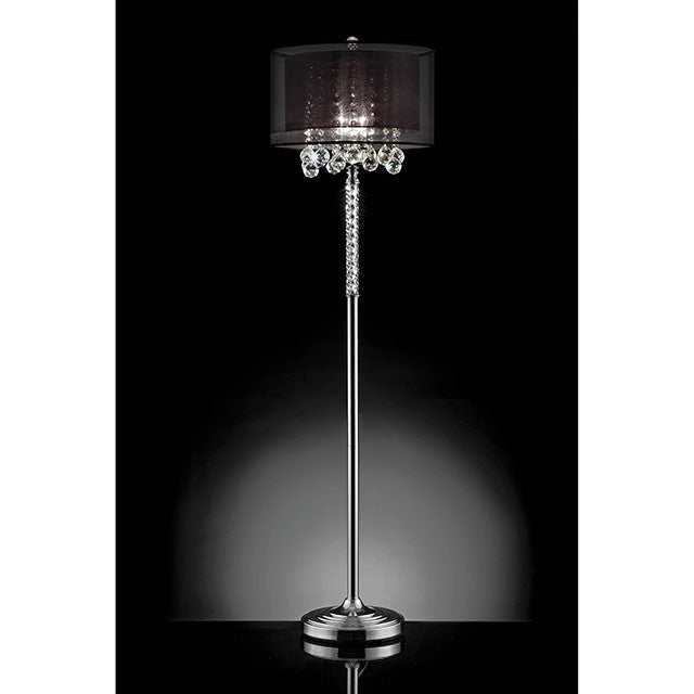 ivy Chrome Floor Lamp - Ornate Home