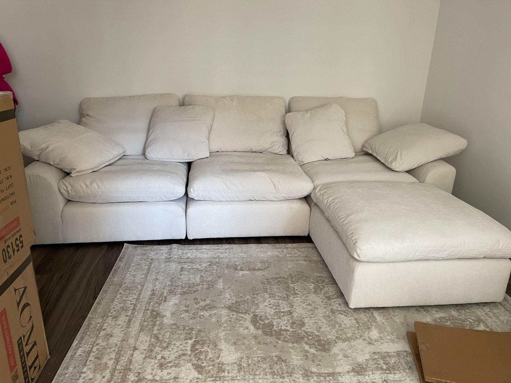 Naveen Ivory Modular Sectional Sofa PreSets - Ornate Home