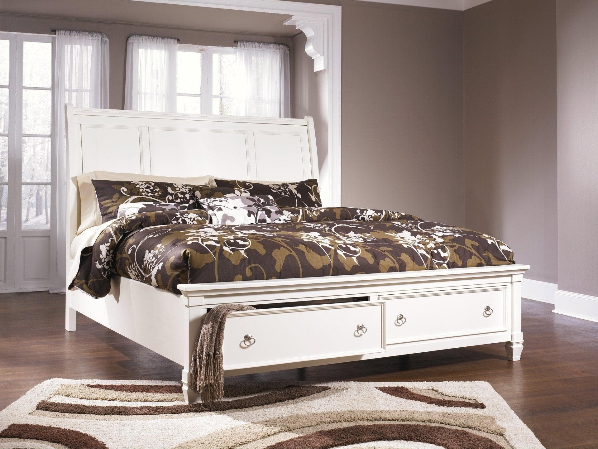 Prentice king store bed