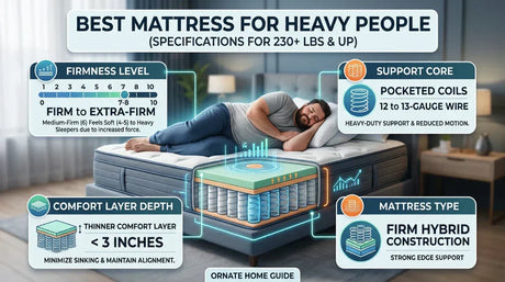 Best Mattress for Heavy People