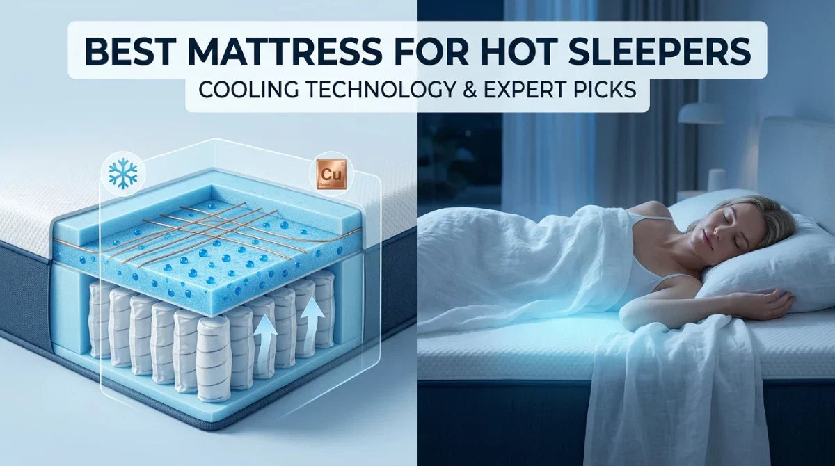Hybrid cooling mattress structure featuring gel-infused memory foam and pocketed coils