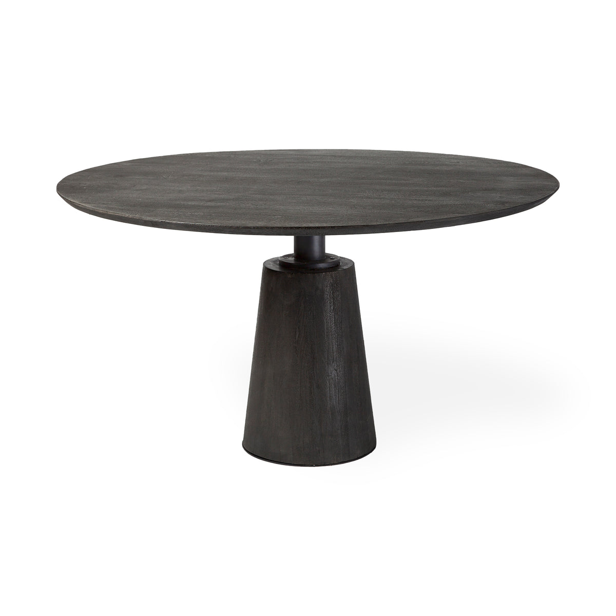 Maxwell Brown 54" Round Pedestal Dining Table