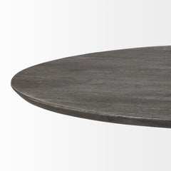 Maxwell Brown 54" Round Pedestal Dining Table