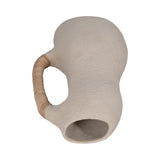 Elk Ivory Ecomix Organic Vase with Caning