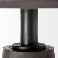 Maxwell Brown 54" Round Pedestal Dining Table