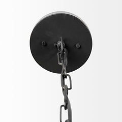 Minerva Gray Metallic Hammered Detail Pendant Light