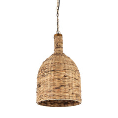 Campanile Brown Whicker Pendant Light
