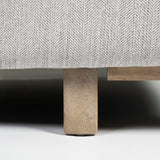 Roy Frost Gray 84" Upholstered Three Seater Sofa