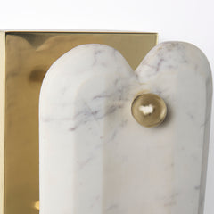 Stein Gold/White Wall Sconce