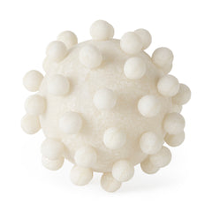 Malo Cream Resin Large Sphere Decorative Object