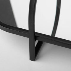Evianna Black Mirrored Tray