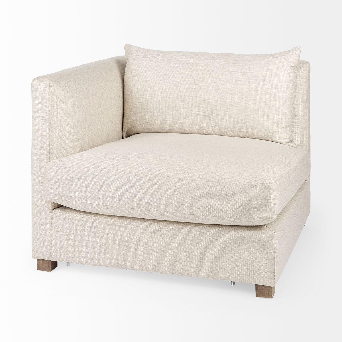 Valence Beige 3-Piece Modular Sofa Set