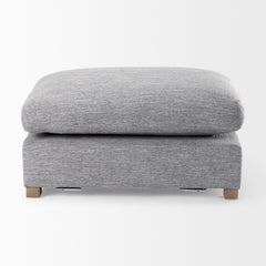 Valence Castlerock Gray 2/3 Ottoman Sectional Piece
