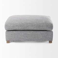 Valence Castlerock Gray 2/3 Ottoman Sectional Piece