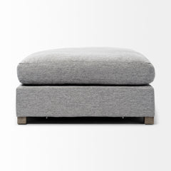 Valence Castlerock Gray Full Size Ottoman Sectional Piece