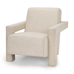 Sovereign Cream Oatmeal Fully Upholstered Accent Chair