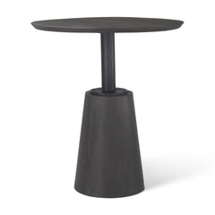 Maxwell Black-Brown/Black 32" Round Pedestal Dining Table