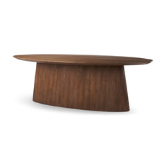 Lance Medium Brown Oval Dining Table