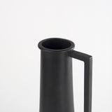 Aubrey Black Small Iron Flower Vase - Ornate Home