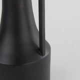 Aubrey Black Small Iron Flower Vase - Ornate Home
