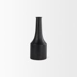 Aubrey Black Small Iron Flower Vase - Ornate Home