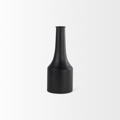 Aubrey Black Small Iron Flower Vase