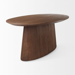 Lance Medium Brown Oval Dining Table