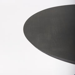 Maxwell Black-Brown/Black 32" Round Pedestal Dining Table