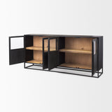 Sloan Black Wood Sideboard