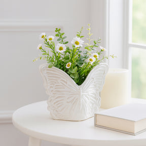 Hewittford Ivory/Tan Planter
