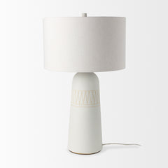 Javier Cream Light Base Table Lamp