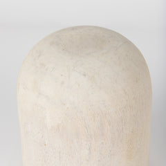 Knox Short White-Wash Wood Decorative Object