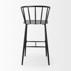 Colin Black Metal Bar Stool - Ornate Home