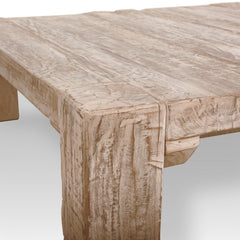 McArthur Brown Square Reclaimed Solid Wood Coffee Table