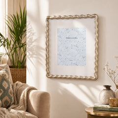 El Monte Gold Matted Photo Frame with Scallop Border