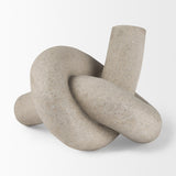 Otto Gray Sandstone Resin Large Knot Sculpture Decorative Object
