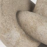 Otto Gray Sandstone Resin Small Knot Sculpture Decorative Object