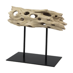 Dwell Brown Small Cholla Wood Resin Decorative Object