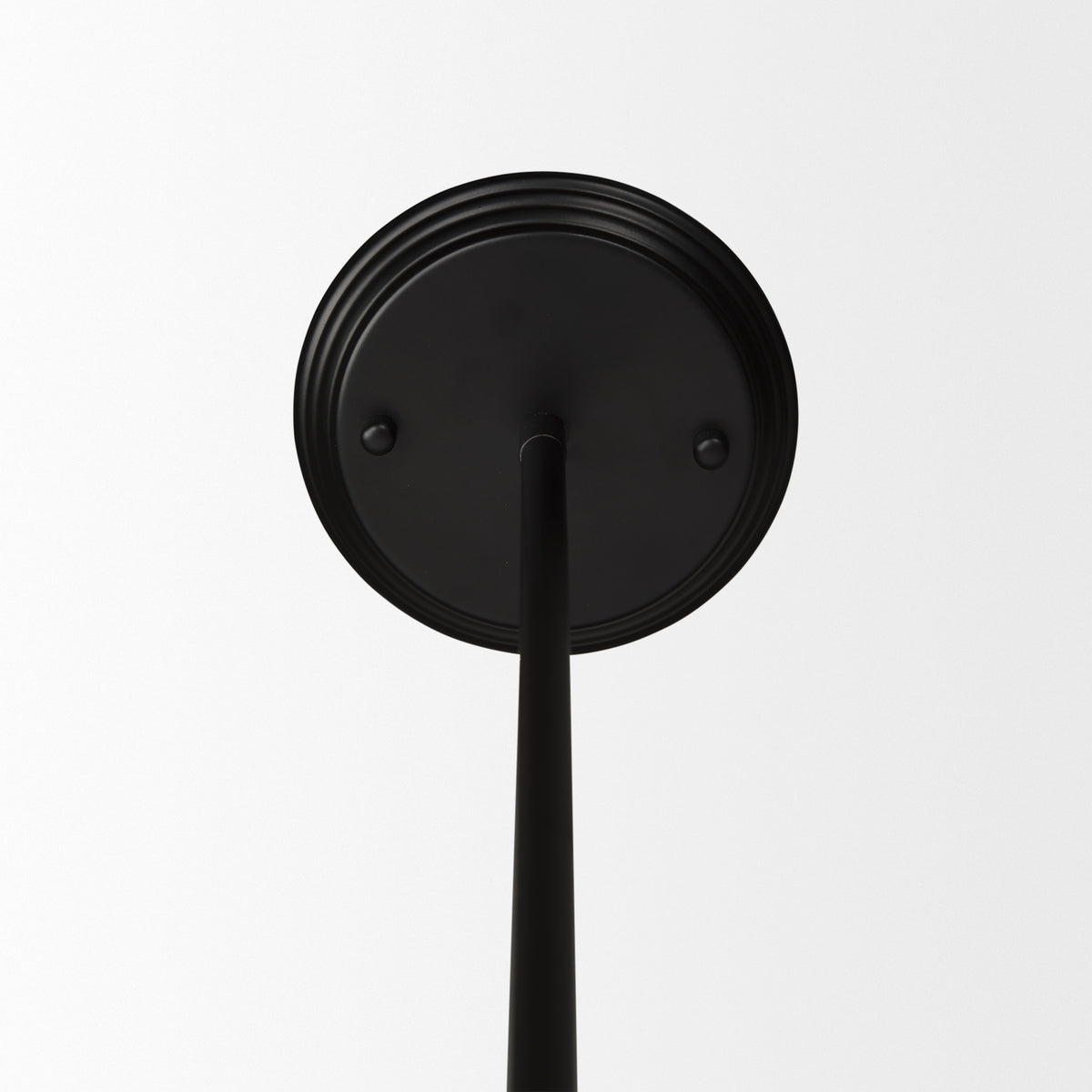Farrah Matte Black Frosted Glass Globe Set in Metal Pendant Ceiling Light