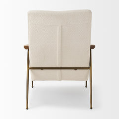 Grosjean Cream Boucle Accent Chair