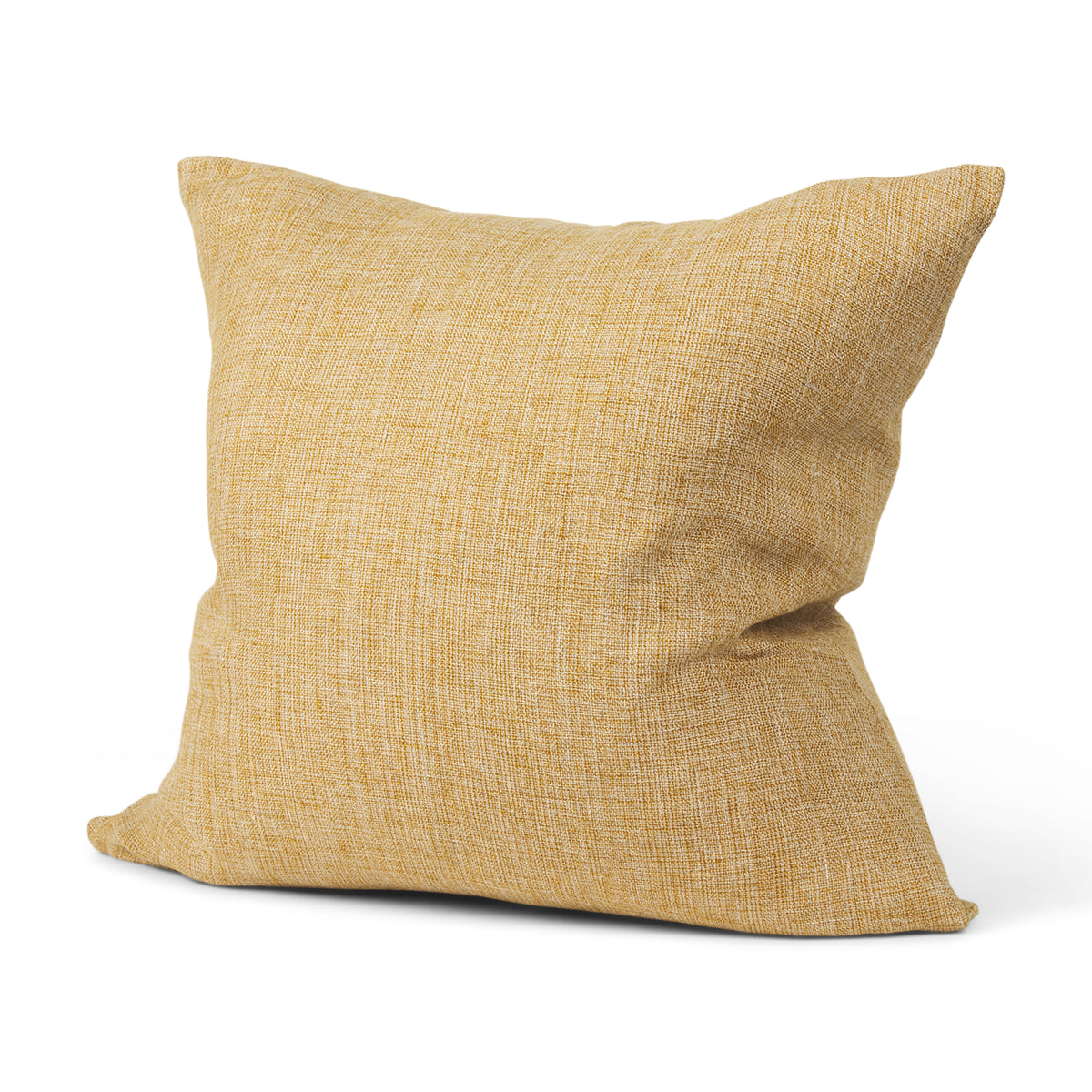 Jacklyn Mustard 22x22 Linen Square Decorative Pillow Cover