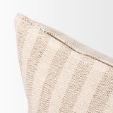 Jace Cream/Beige 14x26 Lumbar Decorative Pillow Cover